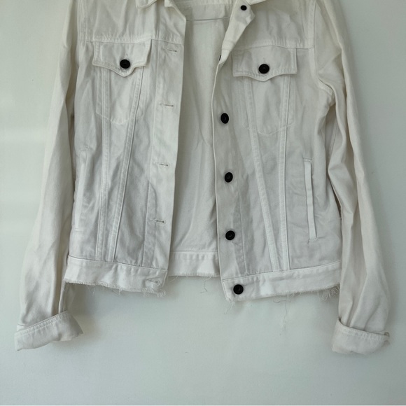 Rag & bone white denim jacket - Picture 3 of 8